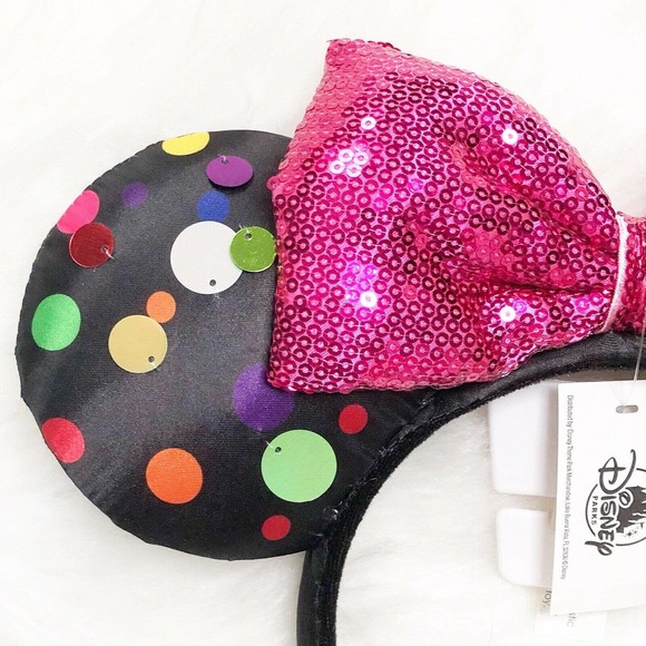 Disney Parks Minnie Mouse Rock The Dots Ears - Picture 3 of 8
